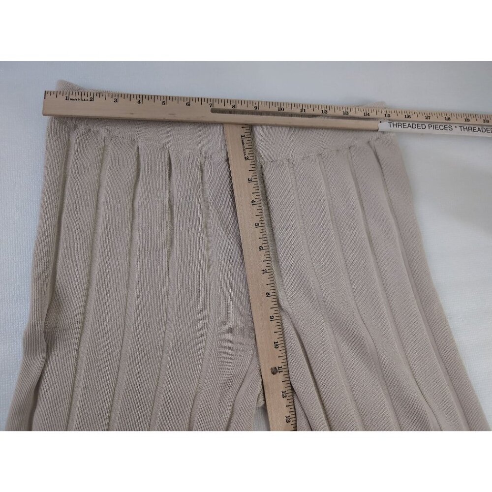 H&M Beige Ribbed Knit Pants - Picture 11 of 14